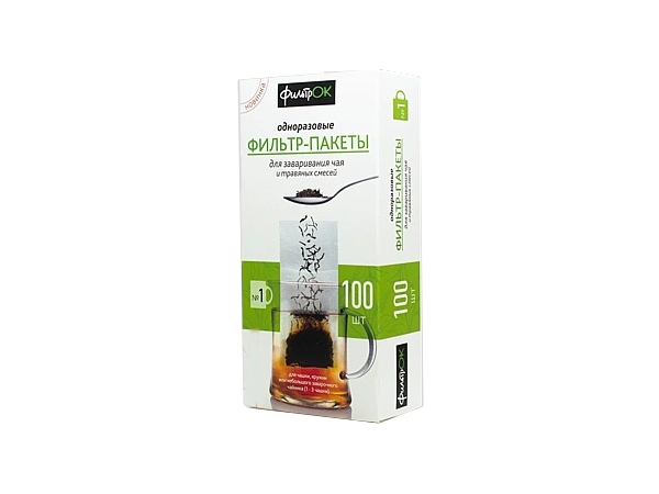 Фільтр-пакет для заварювання чаю на 0,5л 100шт ПП 13002_1