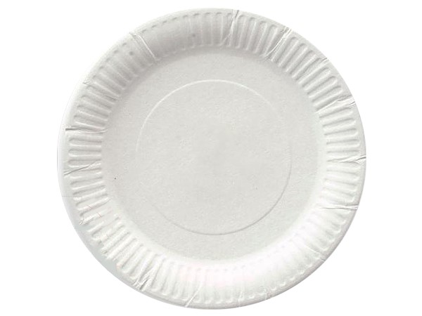 Тарілка картон. 230мм біла 100шт Premium ПП_1