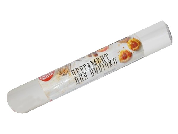 Пергаментний папір для випічки 44смх50м Смачне життя_1