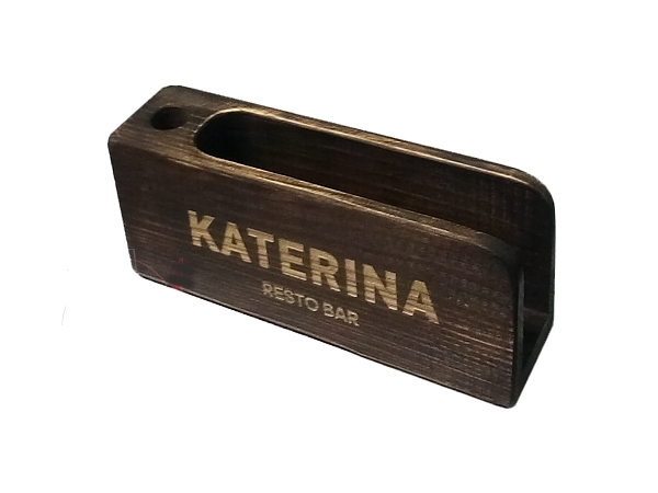 Салфетница с зубочисткой дерево_1