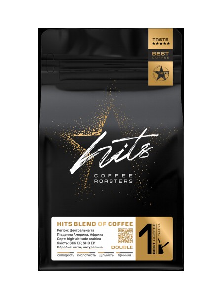 Кава в зернах Hits Double 500г_1