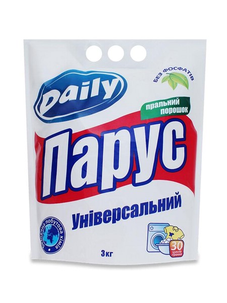 Порошок для прання Універсл 3кг Парус Daily_1