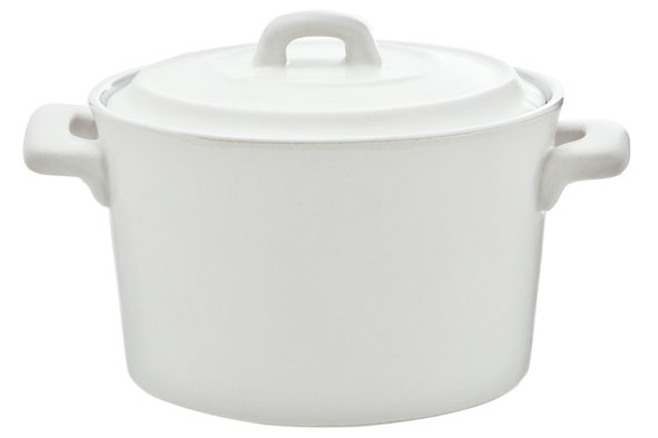 Каструлька з кришкою 200мл д.10см біла C&T P305710_1