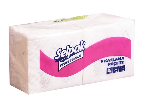 Серветка для діспенсера 21х21см біла 250шт Selpak 33760030_1