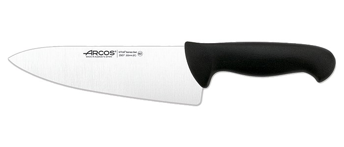 Ніж кухарський 200мм чорний 290725 "2900" Arcos_1