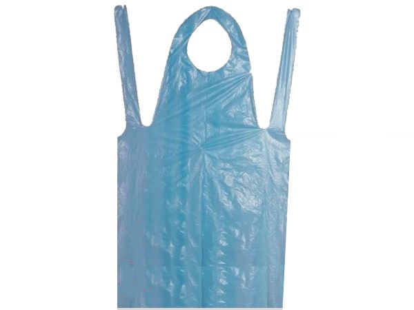 Фартук п/е одноразовий 69х107см синій 100шт 16505_1