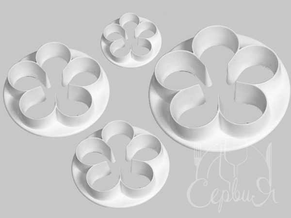 Вирубка кондитерська для мастики з 4-х"Троянда" 15961_3