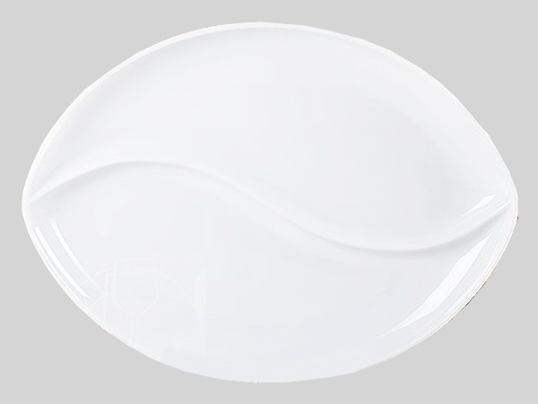 Тарелка Листок 1\/2 280мм 510028 Sketch Basic_2