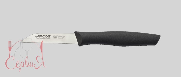 Ніж для чищення чорний 8см 188400 Nova Arcos_2