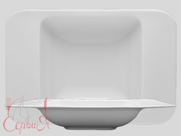 Тарілка глибока прямокутна 30,5х20,5см 637 Like_2
