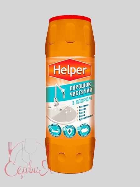 Засіб для чищення з хлором 500г Helper 190700148_3