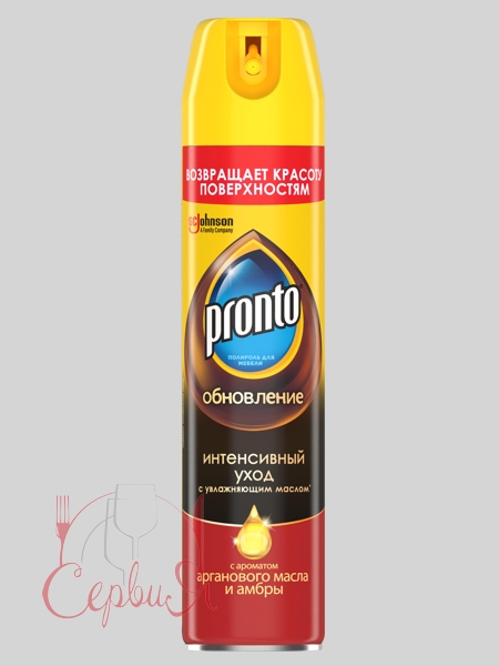 Поліроль для дерев'яних поврхонь з маслом аргани аерозоль 250мл Pronto_2