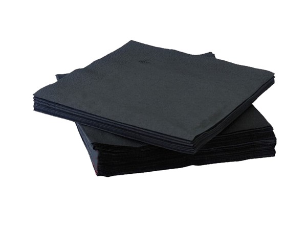 Серветка одношарова чорна 24х23см 300шт Ruta a0704_1