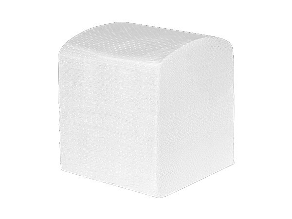 Туалетній папір двошаровий V-скл.білий в аркушах 200 арк.TV003_1