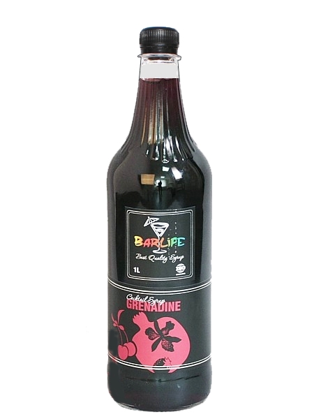 Гренадін сироп 1л (ПЛАСТ.БУТ.) Barlife_1