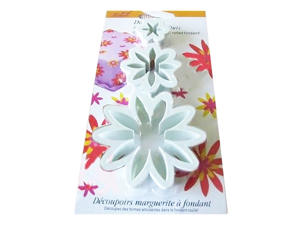 Вирубка кондитерська для мастики з 3-х Ромашка  15937_1