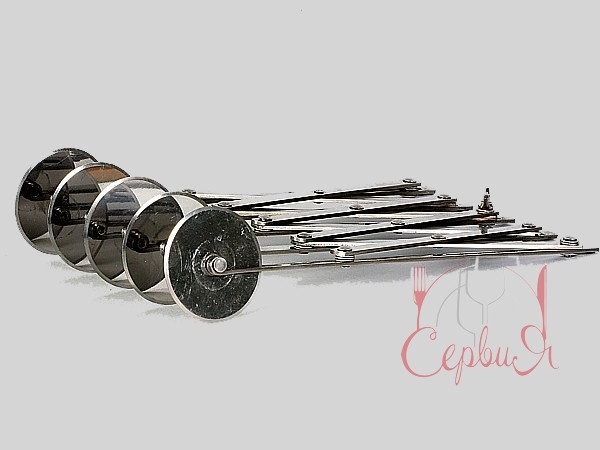 Ніж кондитерський 5-ти колісний розсувний 16454_3