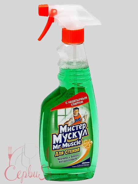 Засіб для миття скла  з тригером Зелений 500мл MM_2