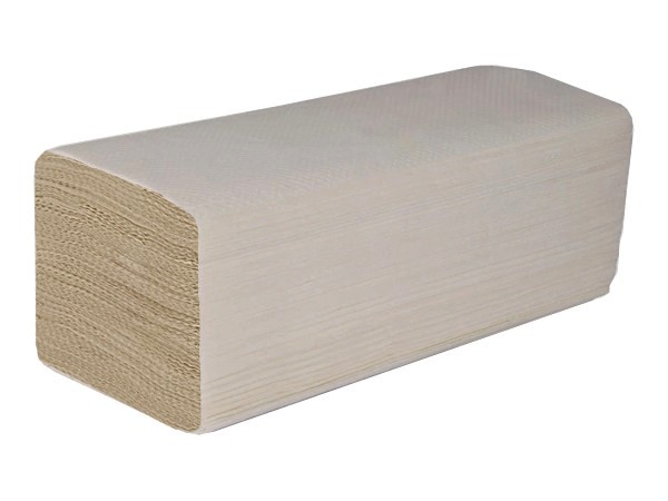 Рушник 1шар Vскладення сірий 160шт ServiaPRO M_1