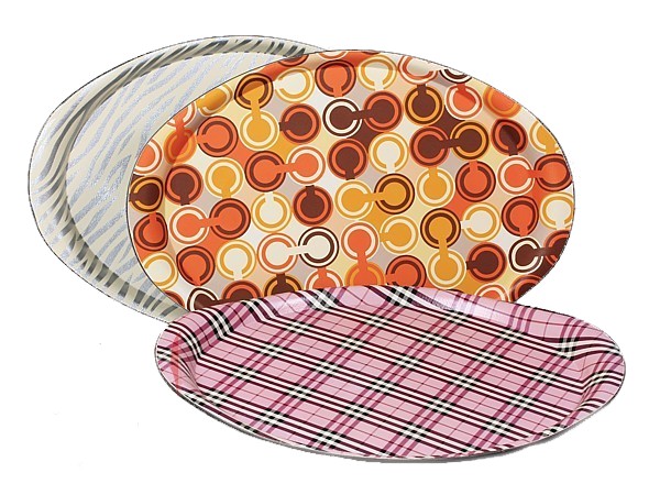 Піднос овальний нековзний 38х26см 18455_1