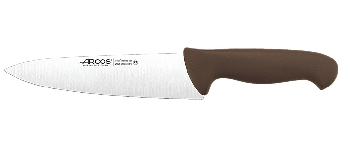 Ніж кухарський 200мм коричневий 292128 "2900" Arcos_1