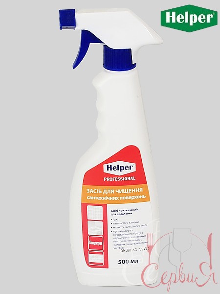 Засіб для чищення сантехнічних поверхонь 500мл Helper 190400068_2
