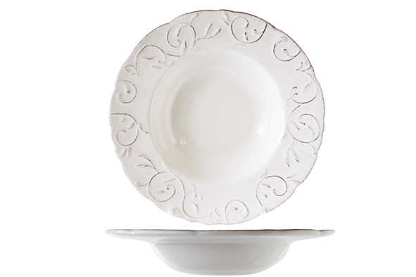 Тарілка глибока д.24см Feston Vine Cream C&T 332351_1