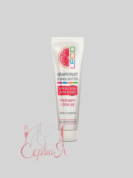 Крем-гель для душу 30мл туба Грейпфрут і олія ши 40320 LECO_2