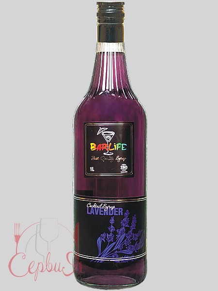 Лаванда сироп 1л Barlife_2