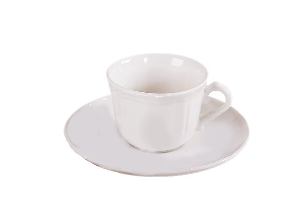 Чашка с блюдцем (130мм) 100мл Castel-FBC (сл.кость)_2