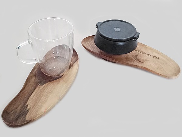 Підставка дерев'яна фігурна 24х10см Ар_2