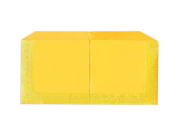 Серветка двошарова жовта 33х33см 200шт Alsupak_1