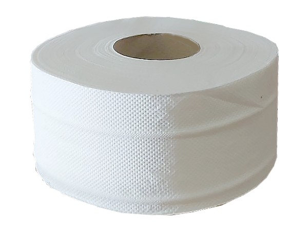 Туалетний папір одношаровий білий 120м Jumbo Restored КП_1