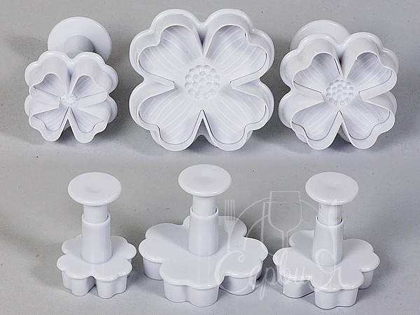 Плунжер кондит.из 3-х д/мастики"Цветы"16812_3