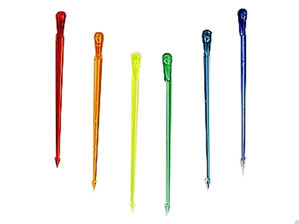 Шпажка для канапе "Піка" 8,4см асорті 1000шт АД_1