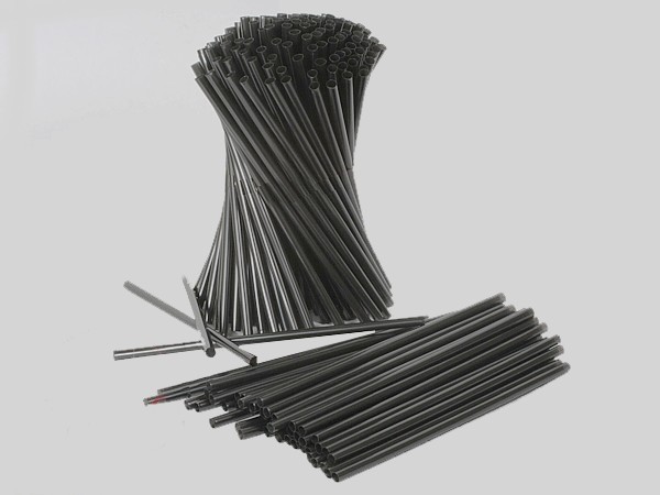 Соломка фреш 21смх7мм без згину чорна 500шт СП_2