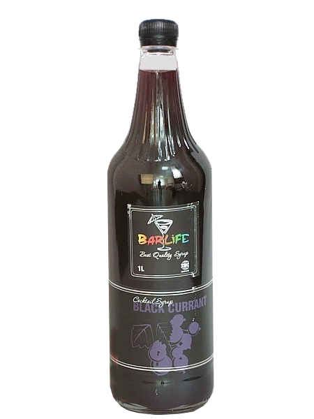 Смородина чорна сироп 1л (ПЛАСТ.БУТ.) Barlife_1