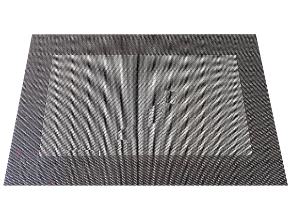 Сет під гаряче вініл 40х35см сітка коричнева 17425_1