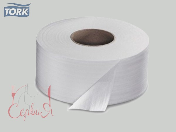 Туалетний папір одношаровий білий 200м Jumbo Tork Universal 120197_3