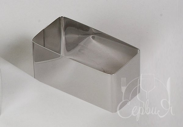 Форма прямокутна для формування гарнірів і салатів 80х40мм, h35мм_4