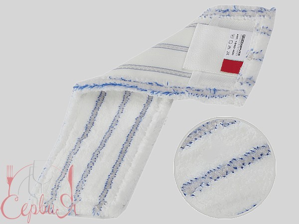 Моп плаский мікрофібра (кишені/стрічки) "Легке ковзання" 40х13см 18401400_2