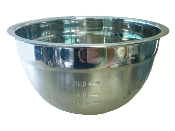 Миска глибока металева д.32см з міркою 18992_1