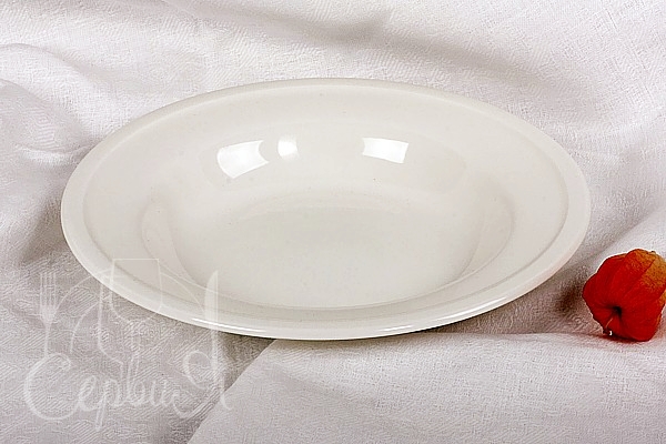 Тарілка глибока для пасти д.270мм Bistro (с.кістка)_2