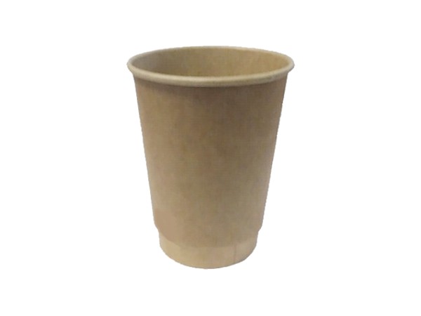 Стакан 340мл паперовий двошаровий Крафт/Крафт 25шт АПХ 122272_1