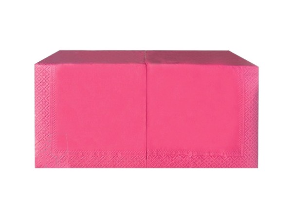 Серветка двошарова рожева 33х33см 200шт Alsupak_1