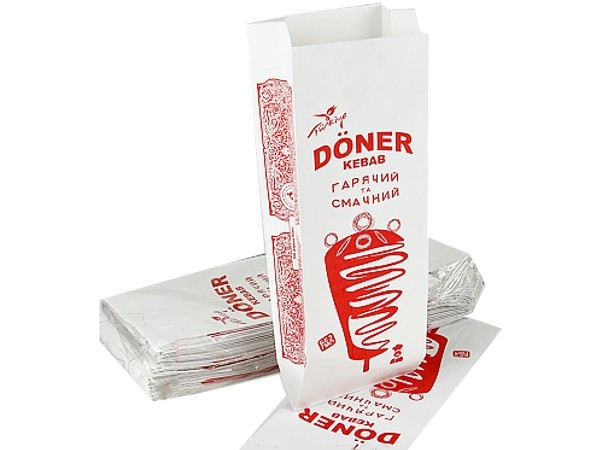 Саше папер.270х100х50мм білий з малюнком DONER 100шт 295 ЕП_1