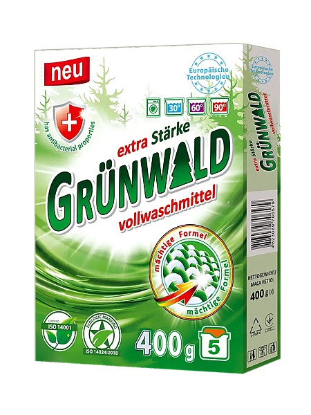 Порошок пральный універсал.400г GRUNWALD Гірська свіжість 25484312_1