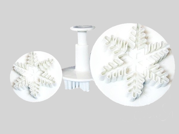 Плунжер кондитерський з 3-х для мастики "Сніжинка" 16381_2