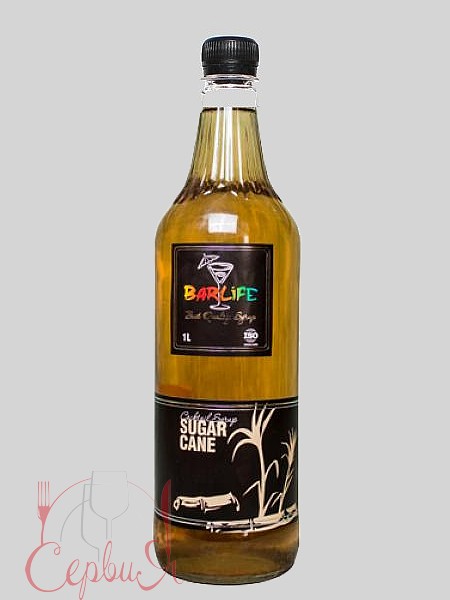 Цукрова тростина сироп 1л (ПЛАСТ.БУТ.) Barlife_2