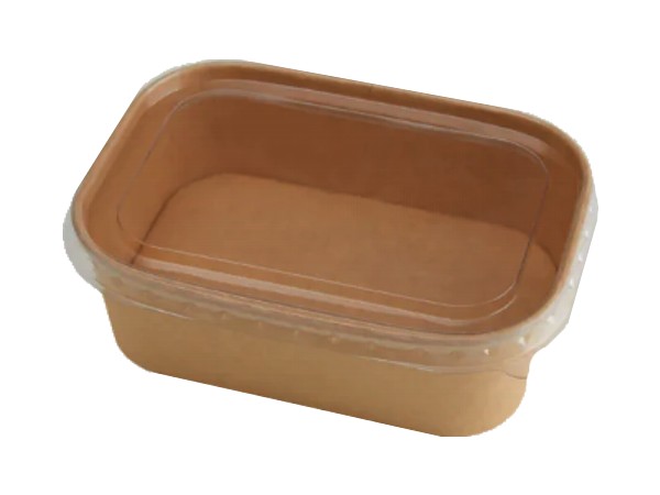 Контейнер прямокутний крафт з кришкою 750мл BE750RGK 50шт_1